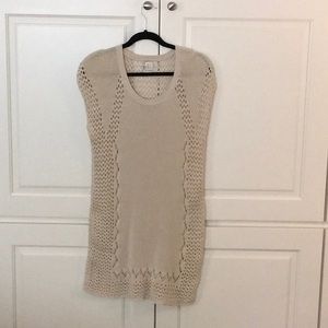 Ella moss knit tunic boho festival sweater